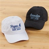 Established Grandpa Personalized Baseball Cap - 27098