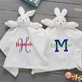Playful Name Baby Bunny Personalized Security Blanket - 27206