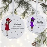 Personalized Graduation Girl Ornaments by philoSophie's - 27248