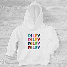 Vibrant Name For Her Personalized Kids Sweatshirts - 27254