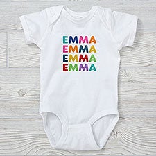 Vibrant Name For Her Personalized Baby Clothing - 27256