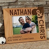 My Heart Engraved Wood Picture Frames - 27332