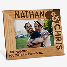 My Heart Engraved Wood Picture Frames - 27332