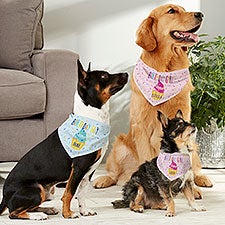 Personalized  Dogs Birthday Dog Bandanas - 27342