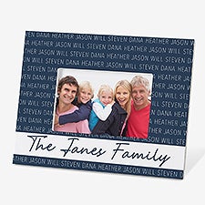 Family Repeating Name Personalized Picture Frames - 27350