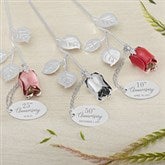 Anniversary Wishes Engraved Rose Keepsake Gift - 27394