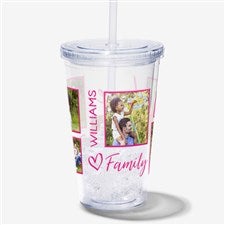 Photo Collage Personalized 17 oz Insulated Acrylic Tumbler - 27415