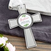 Baptism Personalized Metal Cross Keepsake Ornament - 27434