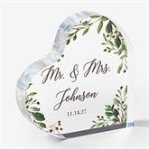 Laurels of Love Personalized Wedding Cake Topper - 27435