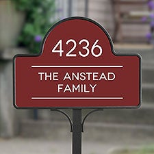 Home Address Personalized Magnetic Garden Sign - 27441