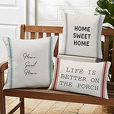 Farmhouse Expressions Personalized Outdoor Throw Pillows - 27478