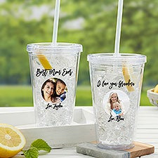 Photo Message Personalized 17 oz. Insulated Acrylic Tumbler for Her - 27527