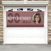 Modern Birthday Personalized Photo Banner - 27545