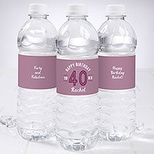 Editable Groovy Birthday Water Bottle Label Birthday Groovy Water Bott -  Design My Party Studio