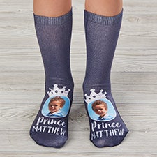 Prince Personalized Photo Kids Socks - 27577