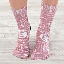 Girls Name Personalized Kids Socks - 27585