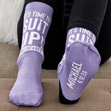 Its Time To Suit Up Personalized Wedding Socks for Kids - 27600