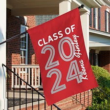 Graduating Class Of Personalized House Flag - 27656