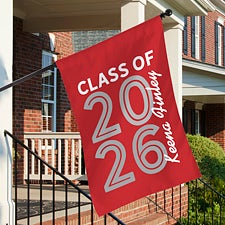 Graduating Class Of Personalized House Flag - 27656