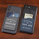 Limited Edition Personalized Cell Phone Wallet - 27682