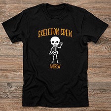 Skeleton Family Personalized Halloween Mens Shirts - 27704