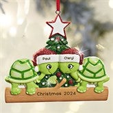 Turtle Couple Personalized Ornament - 27744