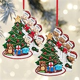 Peeking Christmas Family Personalized Ornament - 27753