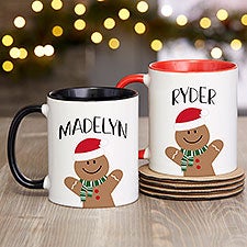 Baking Spirits Bright Personalized Christmas Mugs - 27815