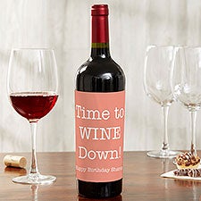 Write Your Own Expressions Personalized Wine Bottle Labels - 27848