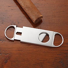 Silver Guillotine Cigar Cutter - 27849