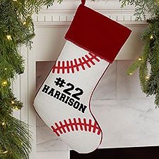 Personalized Baseball Christmas Stockings - 27886