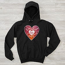 We Love You to Pieces Personalized Adult Sweatshirts - 27942