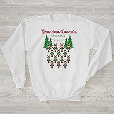 Reindeer Family Personalized Adult Sweatshirts - 27950