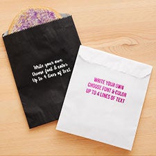 Write Your Own Personalized Party Favor Bags - 27974D