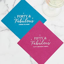 Birthday Personalized Elegance Napkins - 27987D