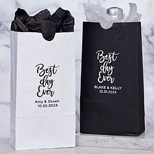 Best Day Ever Personalized Wedding Goodie Bags - 27988D