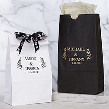 Wedding Laurel Personalized Wedding Goodie Bags - 27989D