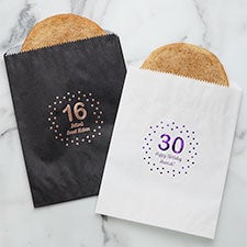 Birthday Confetti Personalized Party Bags - 27998D