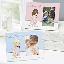 Precious Moments 1st Mothers Day Blue Personalized Frame - 28094