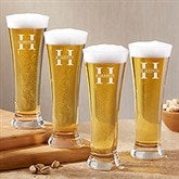 Lavish Last Name Engraved Beer Pilsner Glass - 28102