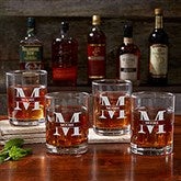 Lavish Last Name Engraved Old Fashioned Whiskey Glasses - 28105