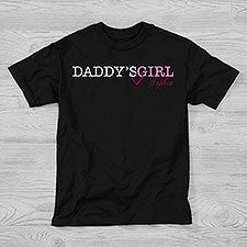 Daddy & Daddys Girl Personalized Kids Shirts - 28142