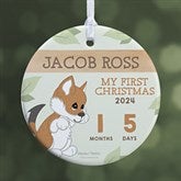 Precious Moments Precious Earth Baby's First Christmas Personalized Ornament - 28179