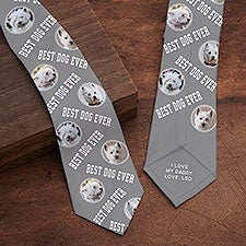 Pet Photo Phrase Personalized Photo Tie - 28197