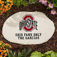 NCAA Ohio State Buckeyes Personalized Round Garden Stone  - 28207