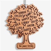 Family Tree Of Life Personalized Wood Ornaments - 28322