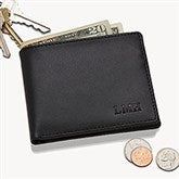 Personalized Leather Bi-Fold Wallet - Regent Collection - 2839