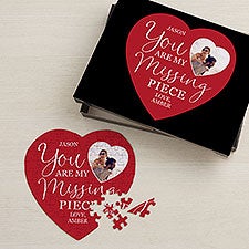 Youre My Missing Piece Personalized Photo Heart Puzzle - 28414