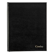 Premium Debossed Leather Address Book - 28416D