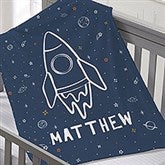 Space Personalized Baby & Kids Blankets - 28426